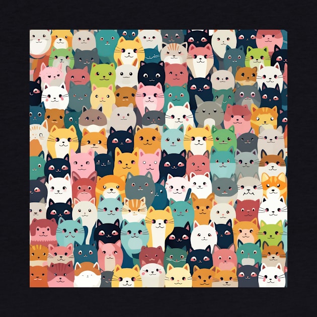 Furry Cuteness: 101 Kawaii Cats in Pastel Paradise by star trek fanart and more